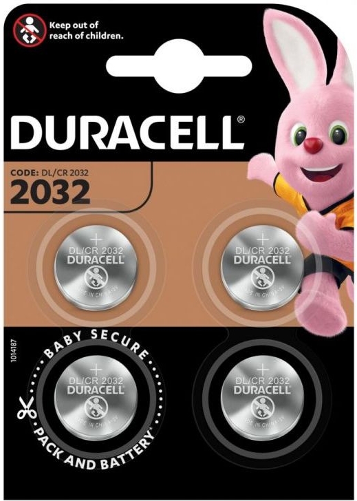 Pile Lithium CR2032 3V Duracell (x2) - BRICOCHANOUX