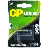 GP CR123A Lithium 3V