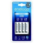 Eneloop Basic Charger Batterijlader met 4 AAA batterijen