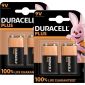 Duracell Plus Power Duralock Alkaline 9v/6LR61 multipack 9V (4 x blister 1)