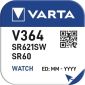 Varta 364 silver-oxide blister 1