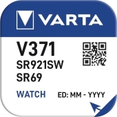 Varta 371 silver-oxide blister 1