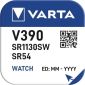 Varta 390 silver-oxide blister 1