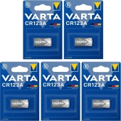  Varta Lithium CR123A 3v Bulk multipack 5 stuks