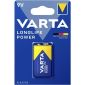 Varta Longlife Power Alkaline 9V/6LR61 blister 1