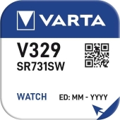 Varta 329 silver-oxide blister 1