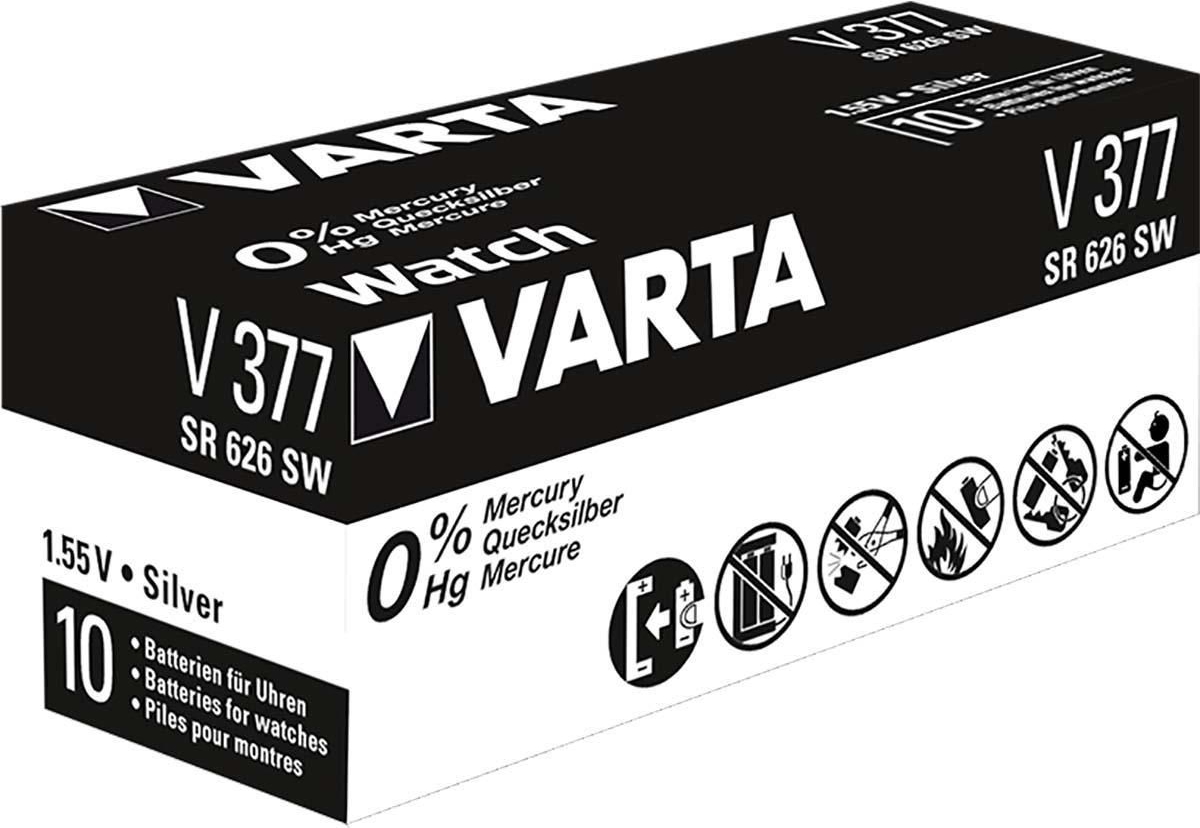 absorptie zijn plan ᐅ • Varta 377 silver-oxide blister 1 | Eenvoudig bij KnoopcelGigant.be