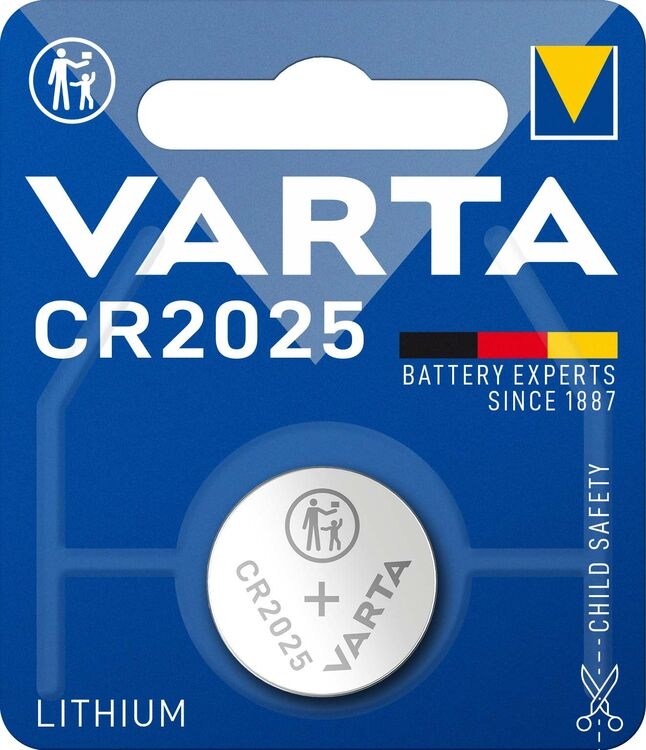 Honger Moet Schrijft een rapport ᐅ • Varta Lithium CR2025 3V blister 1 | Eenvoudig bij KnoopcelGigant.be