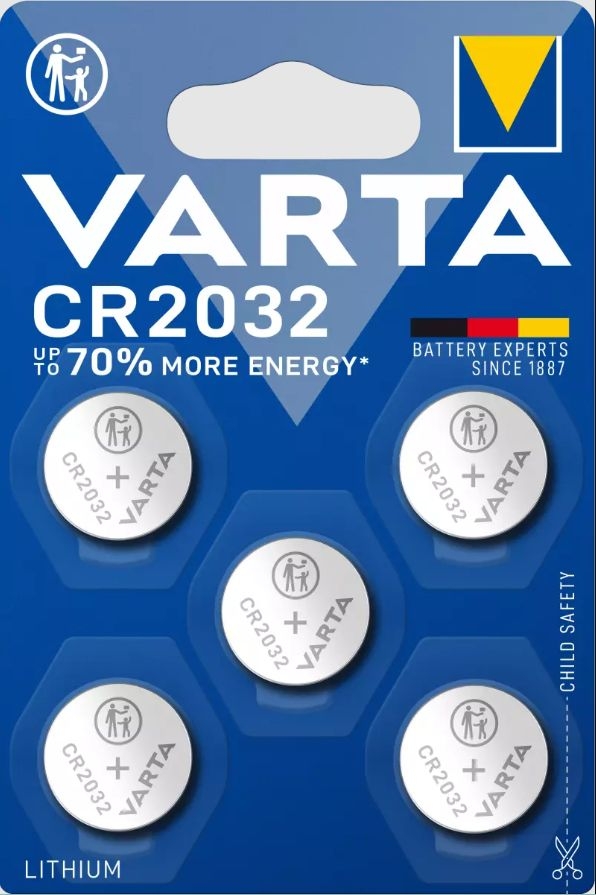 symbool apotheek Bezighouden ᐅ • Varta Lithium CR2032 3V blister 5 | Eenvoudig bij KnoopcelGigant.be