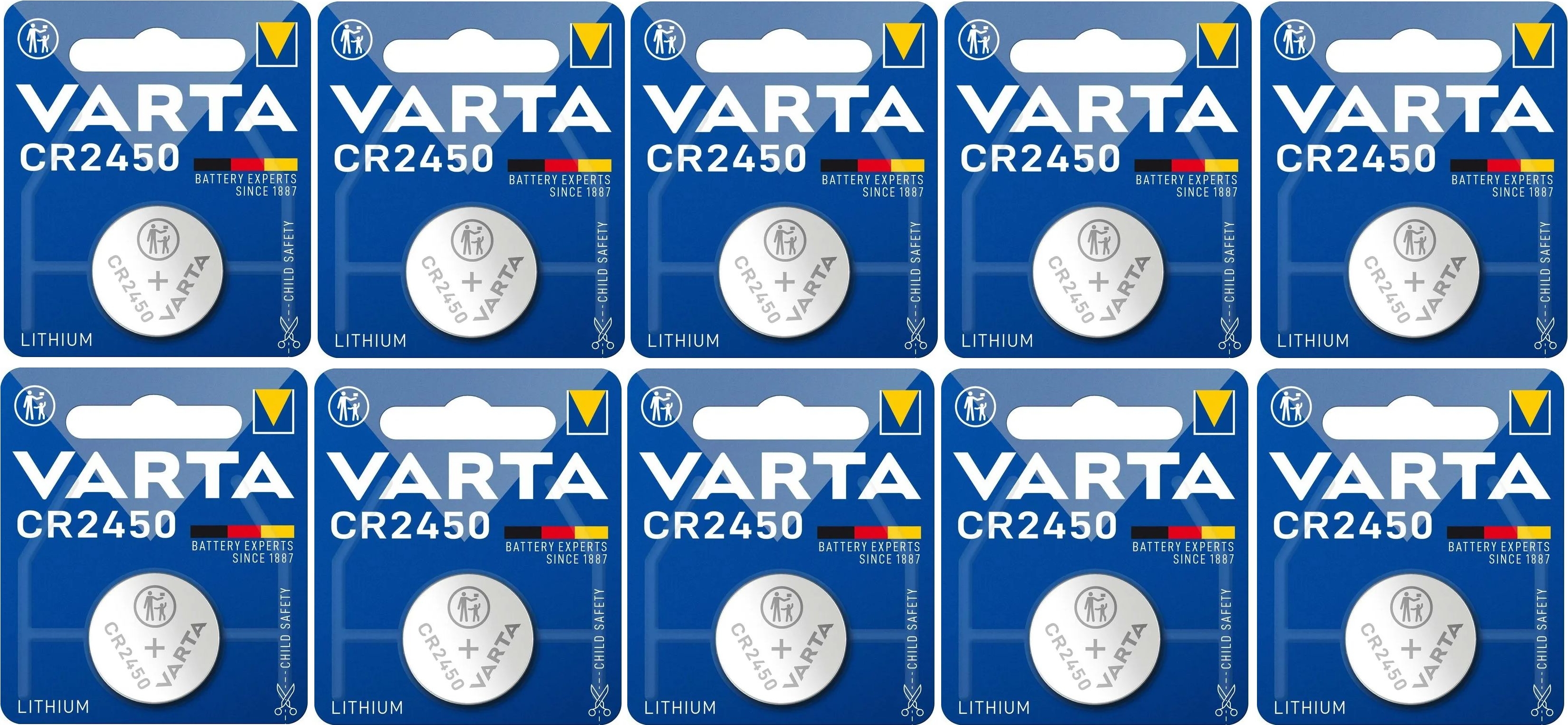 saarbatt Online-Shop - Varta CR2450, CR 2450, DL 2450, DL2450
